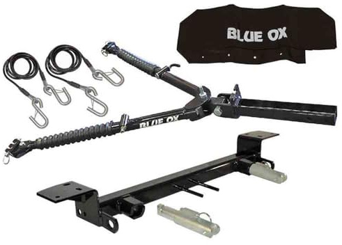 Blue Ox Alpha 2 BX7380 Tow Bar & Baseplate BX1126 Combo (Including Wiring) Fits 2007-2018 Jeep Wrangler/Wrangler Unlimited (JK) (All Models W/Standard Bumper) (No JL)