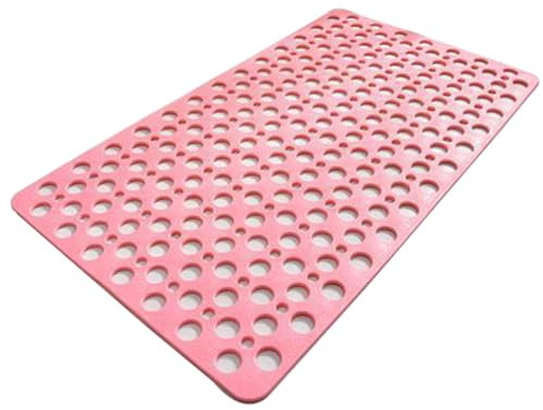 Enigmaire Anti Rutsch Badewannenmatten Badewanne,Duschmatte rutschfest Quadratisch,Quadratische Antirutschmatte Mit Saugnapf,rutschfest,Mit AblauflöChern,Mit SaugnäPfen,FüR Duschkabine Badezimmer