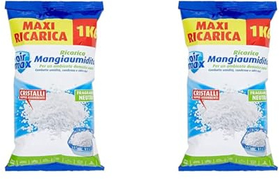 Air Max Ricarica Sali 1KG NEUTRA (Confezione da 2)