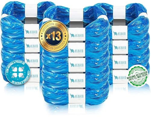 | AKAMBO® SUPER PACK AHORRO 13 Recambios ORIGINALES + AROMA A POLVO DE TALCO | Papelera Pañales ORIGINALES | tomme tipee recambios | Compatible Con Tomme Tipee Sangenic Tec | COMPATIBLE CON TODOS