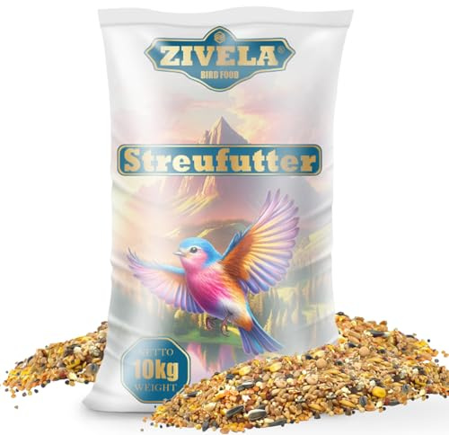 Miscela di semi per uccelli selvatici per tutto l'anno | Mangime per uccelli selvatici premium per le 4 stagioni | Miscela premium di mangime per uccelli selvatici per tutte le stagioni (10KG)