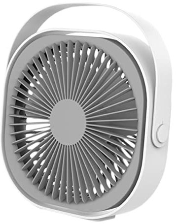 PRETYZOOM Ventilador De Mano Eléctrico Usb Portátil Ventilador De Escritorio Mini De Verano Abanico Blanco