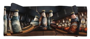 3 bottiglie di birra con fiocco stampato su tutta la superficie, si abbina a qualsiasi outfit per neonati, bambini e bambini