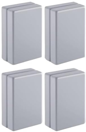 BlesConi Pesi per tende antivento per tende, tovaglie e bandiere, blocchi magnetici contrappesi, 4 paia (8 pezzi), 5 x 2,5 x 1,25 cm, di piccole dimensioni, per la decorazione della casa