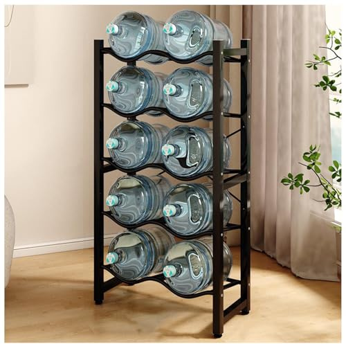 Soporte resistente para jarra de agua, soporte para botellas de agua para el hogar, oficina, garaje y restaurante, soporte resistente y estante de almacenamiento para dispensador de agua, cocina