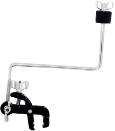 Pegciuho Clip para Caja con Accesorio de Cencerro, Soporte para Platillos, Accesorio de Percusión, Tambor Metálico Compacto, Adecuado para Uso en Escenarios Y, Clip Z Cymbal Rod