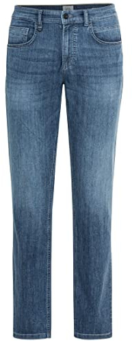 camel active Herren Regular Fit Regular Fit 5-Pocket Jeans Blau, menswear-36/32