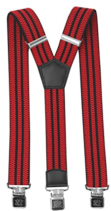 Fabio Farini 4 cm breiter Hosenträger Y Form für Herren | elastisch & verstellbar mit 3 extra starken Metallclips