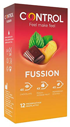 Control Essence - Fussion Profilattico Aromatizzato, 12 Profilattici