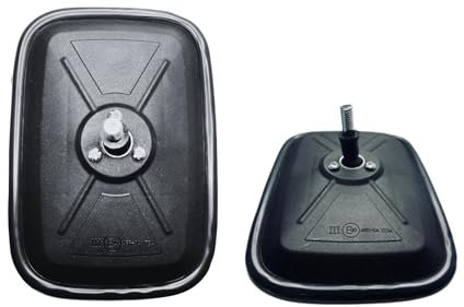Lot de 2 rétroviseurs extérieurs 170 x 120 mm M8 Pour tracteur remorque camion