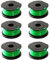 Chuancheng Trimmer Spool Lines Green For Black & Decker GL7033 GL9035 GL8033 String Trimmer Strimmer A6482 (6Pcs)