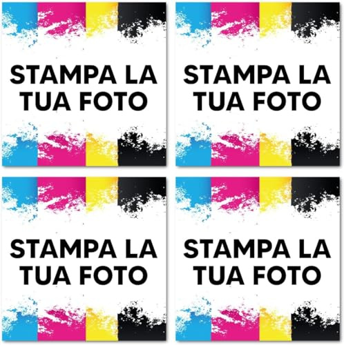 Quadri personalizzati con Foto - 4 Foto Pannelli 30x30cm Forex personalizzati Idea regalo - Stampa su Forex Quadri Pannelli Massima Qualità di Stampa - Quadri moderni pronti da appendere