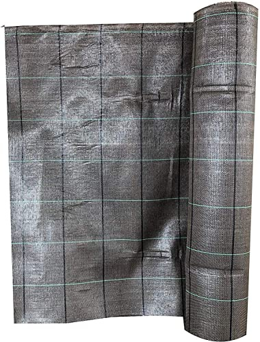 AlmaStore Telo Pacciamatura 1,05 x 40 Mt Professionale – Anti Erbacce Nero, Resistente e UV Stabilizzato per Orto, Aiuole e Giardino