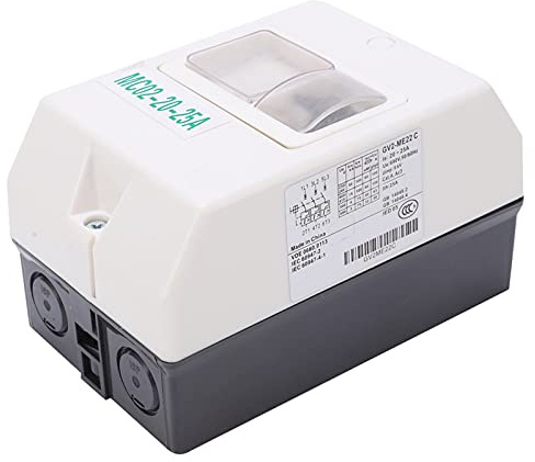 Interrupteur de Protection de Moteur, Interrupteur de Protection de Moteur MC02-20-25A, Disjoncteur de Remplacement de Protecteur étanche 220V380V, Interrupteurs à Bascule