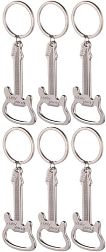PRETYZOOM 2 Set Di Portachiavi Compatti Apribottiglie in Metallo Innovativi Per Uso Quotidiano 3 Pezzi * 2