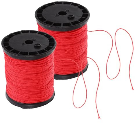 ARTIBETTER Nylonschnur Für Werkzeuge 2er-Pack Bauschnur Mauerwerksschnur Für Bauprojekte