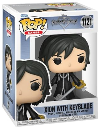 Funko POP! Games: Kingdom Hearts - Xion with Keyblade | Offizielles Gaming Merch - Vinyl Sammelfigur als Regal Deko - Geschenkidee zum Geburtstag für Fans und Sammler