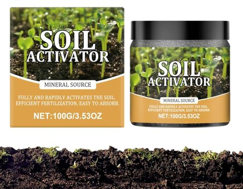 Bodenaktivator Mineralquelle | Dünger Für Blüten, Früchte Und - 100 Gramm Für Gartenarbeit Von, Blumen, & Zimmerpflanzen Wachstum