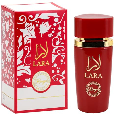 Lara Rouge Eau De Parfum for Women – 100ml | Luxurious Arabian Scent Fragrance Spray with Bergamot, Mandarin, Apple