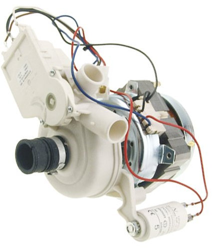 Easyricambi Motore Pompa C00078566-078566 INDESIT ARISTONLA - MOTOPOMPA Lavaggio per LAVASTOVIGLIE INDESCO 950R1I 75W 5 CONTATTI