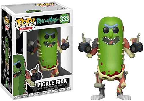 Funko POP! Animation: Rick & Morty - Pickle Rick | Offizielles Cartoon/Animation Merch - Vinyl Sammelfigur als Regal Deko - Geschenkidee zum Geburtstag für Fans und Sammler