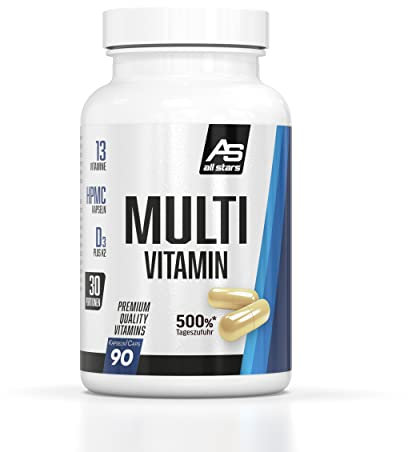 All Stars All Stars Multivitamin - 90 Kapseln, 1er Pack (1 x 75,6 g), 75.6 g