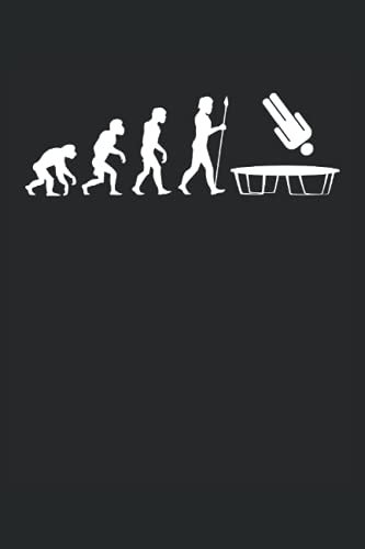 Trampolin Notizbuch (liniert) Trampolinturnen Evolution