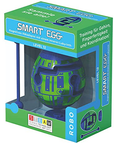Smart Egg | Smart Egg 1-Layer Robo | Familienspiel | Rätselspiel | 1 Spieler | Ab 6+ Jahren | 10+ Minuten | Deutsch