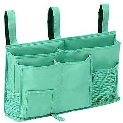 osiuujkw Hängetaschen Nachttaschen Gadget Mehrzweck Oxford Stoffwindel Spielzeug Wiege Paket Aufbewahrung Baby Multifunktion, Hellgrün