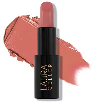 LAURA GELLER NEW YORK Modern Classic Matte Lipstick (Pink Passion) - Long Lasting Lipstick for Ultra-Rich Colour and Long-Lasting Hydration - Matte Finish