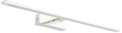 LED Bilderleuchte Metall Chrom 62 cm lang neutralweißes Licht 4000 K 2450 lm Modern Bilderlampe Wohnzimmer Spiegelleuchte Schlafzimmer
