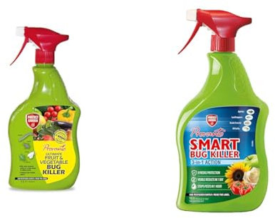 Provanto Ultimate Fruit and Vegetable Bug Killer, 1L - Fast Acting Bug Spray - 2 Weeks Protection & Smart Bug Killer, 1L - Fast Acting Bug Killer Spray - Stops Pests In 1 Hour