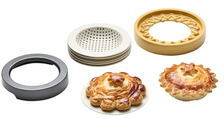Betty Bossi - Päckli-Maker Set mit Wendeausstecher (32147) – Teigtaschenformer & Ausstecher in einem – für Blätterteig, Pasteten, Apéro-Häppchen & mehr
