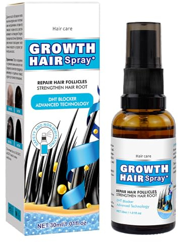 Growth Hair Spray - Hair and Scalp Oil - Hair Growth Spray for Repair Hair Follicles & Strengthen Hair Root - Hair Care Effective Hair Thickening Hair Loss Treatment - 30ml