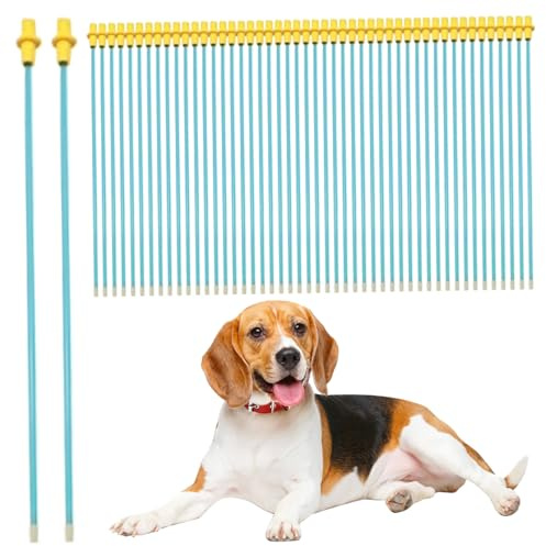 Jorzer Tubo de catéter para inseminación de Perros 50 Piezas Kit de inseminación Artificial desechable para Perros Cabeza Redonda Flexible 12 Suministros de reproducción de