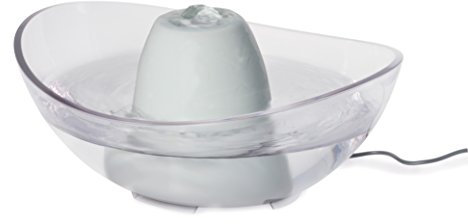 PetSafe Drinkwell, 3 Litre Sedona Pet Drinking Fountain, Ceramic, Silent Pump, Free Flowing Water, for Cats and Dogs