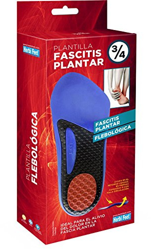 PLANTILLA PARA FASCITIS PLANTAR 3/4 T-L (HERBITAS) Incluye guia del cuidado del pie GRATIS