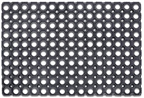 Carpet Diem Fußmatte Gummi, 40x60 cm, Schmutzfangmatte für außen | Ideal bei Schnee und Regen, bester Fußabtreter für den Außenbereich, Qualität aus EU