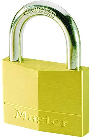 Master Lock Magnum Padlock 30mm Solid Brass with Keys 40043 + Free FINCHLEY Pen