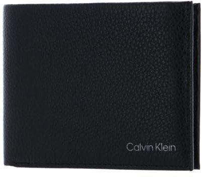 Calvin Klein Herren Geldbeutel Warmth Bifold Klein, Schwarz (Ck Black), Einheitsgröße