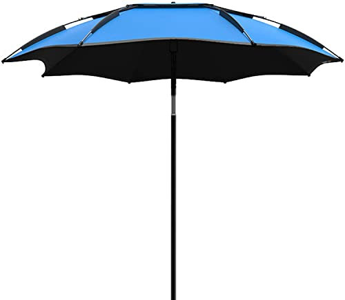 LNNW Fishing Angelschirm Fischereifirmen Multifunktionales faltungsvolles Sonnenschandfischfischschirm im Freien im Freien im Freien im Freien im Außenschein tragbares Strand Regenschirme mit Tragetas