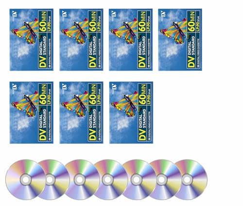 Riversamento, trasferimento videocassette Mini DV su Pendrive o Dvd (7 VIDEOCASSETTE SU DVD)