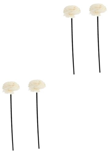 Ciieeo 4piezas Varillas Difusoras De Ratán De Palos De Aromaterapia para Decoración De Chrysanthemum para y