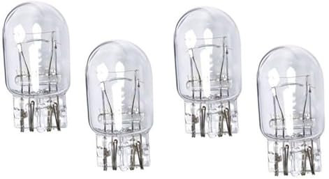 MSA 4 x DRL/Daytime Running Light/Sidelight T20 W21/5W 580 7443 Clear Glass Car Bulbs T20 Bulb Car Van Wedge Car Bulb Headlight