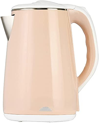 Bollitore elettrico senza fili Bollitore elettrico in acciaio inossidabile, bollitore silenzioso 2,2 L 1500-2000 W Spegnimento automatico e bollitura rapida, rosa (Colore: rosa, taglia unica) (Rosa
