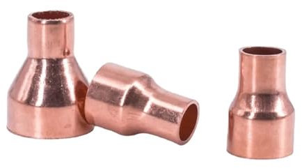 6.35 8 10 12.7 15 16 19 25 28 32mm Pure Copper End Feed Solder Reducer Plumbing Pipe Fitting Connector Coupler(32mm to 15mm)