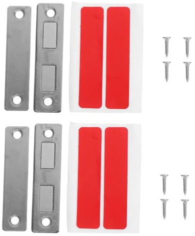 SOIMISS 2pares Cierres Magnéticos Armario Cierrapuertas Sin Perforaciones Imanes Puertas Color