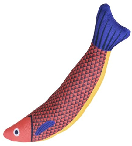 cat teething toys indoor catnip plush saury fish biting toy interactive crinkle soft kicking engaging kitten playful exercise pet for cats of all breeds play chew stuffed teeth cleaning chewing kitten