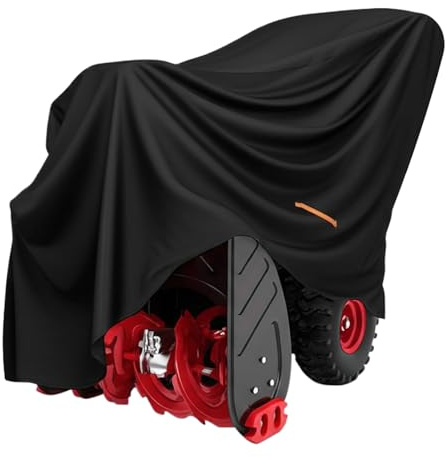 Outdoor Schneefräsen Abdeckplane | UVP Schutz Staubdicht Wasserdicht - Outdoor Schutzhaube Mit Staubschutz - Für Winter Auffahrt Garten Hof Haus Garage Saisonal Innenhof Bauernhof
