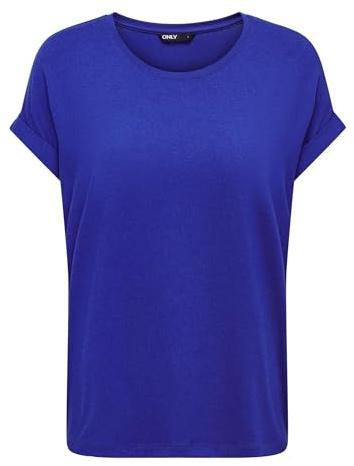 ONLY Damer Onlmoster S/S Top Noos JRS T-shirt, Blå (Surf The Web Surf The Web), S